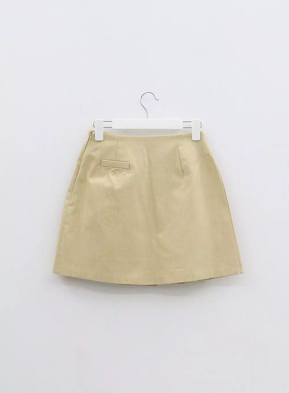 Simple Pleated Mini Skirt OF324