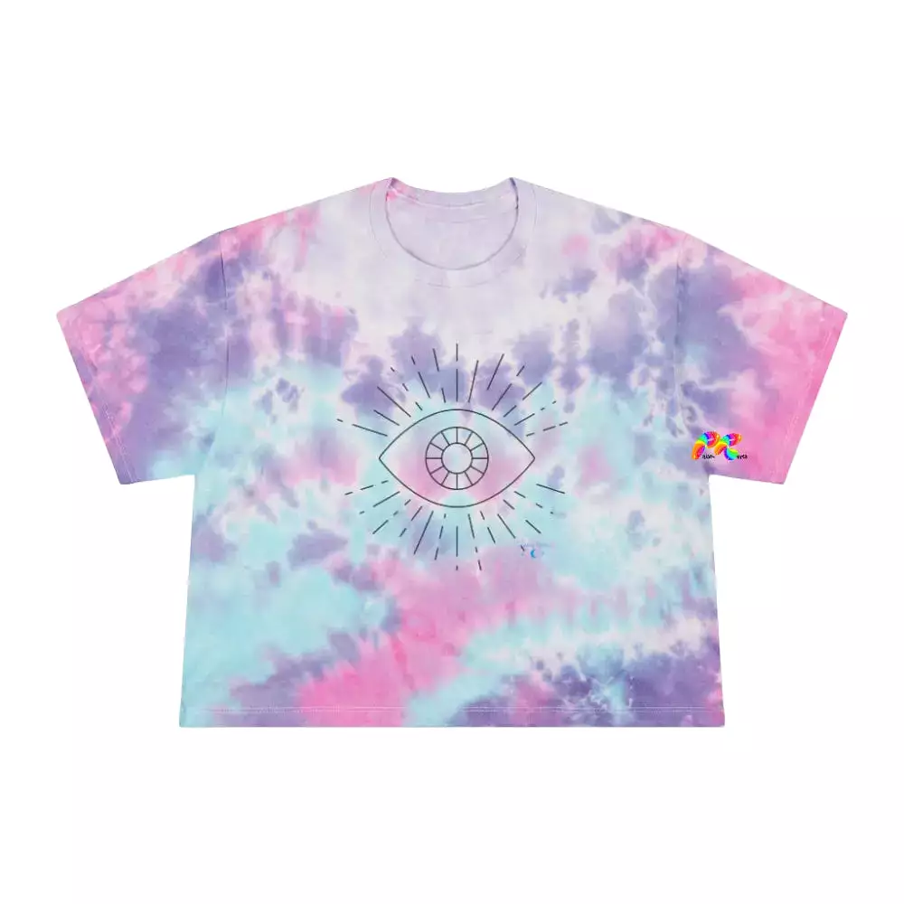 Single Eye Women's Tie-Dye Crop T-Shirt