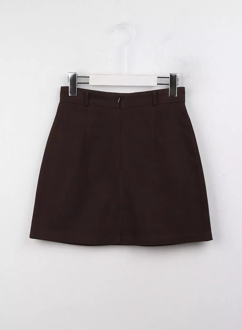 Solid A-Line Mini Skirt OJ416