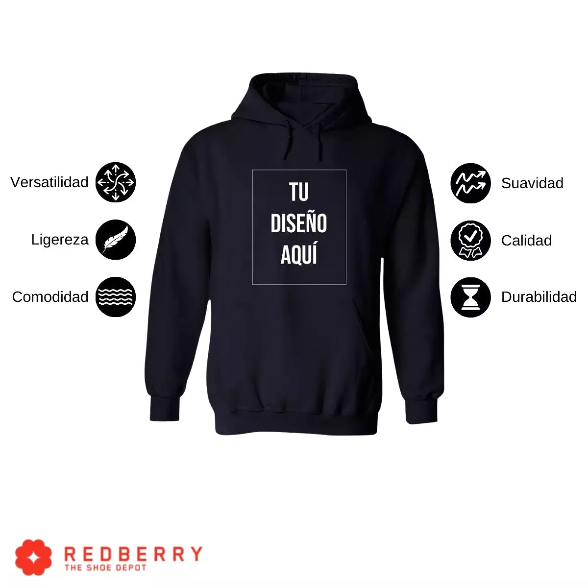 Sudadera Personalizada Unisex Tu Diseo Aquí