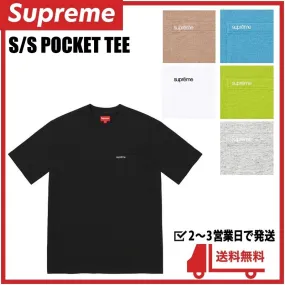 Supreme  |Crew Neck Unisex Street Style Plain Cotton Oversized Logo