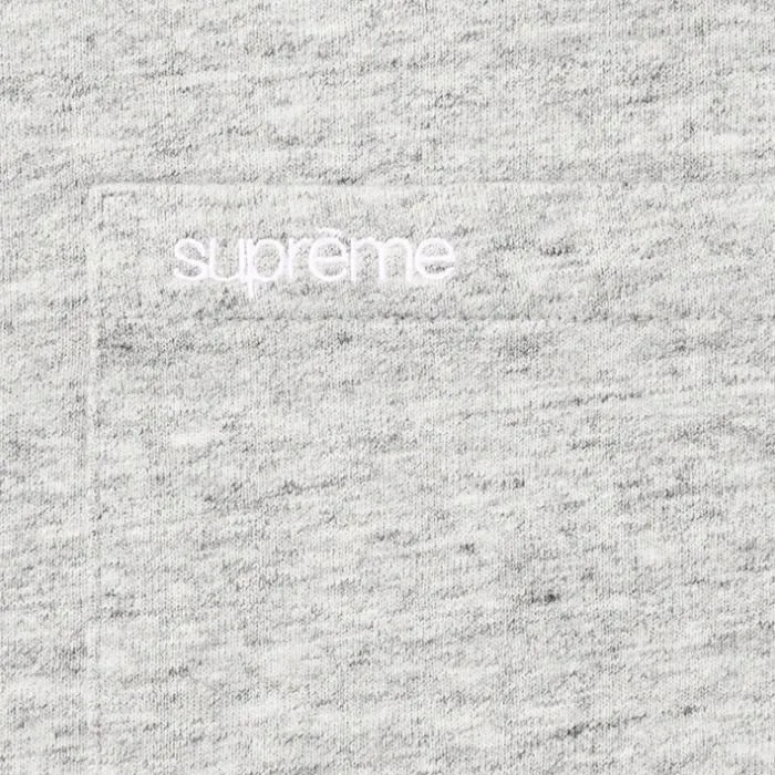 Supreme  |Crew Neck Unisex Street Style Plain Cotton Oversized Logo