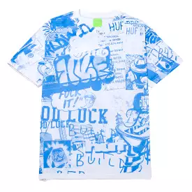 T-SHIRT HUF TWENTY BLUE