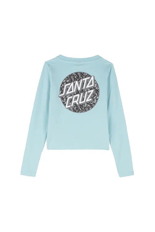 T-SHIRT SANTA CRUZ FEMME SCREAMING PAISLEY DOT L/S