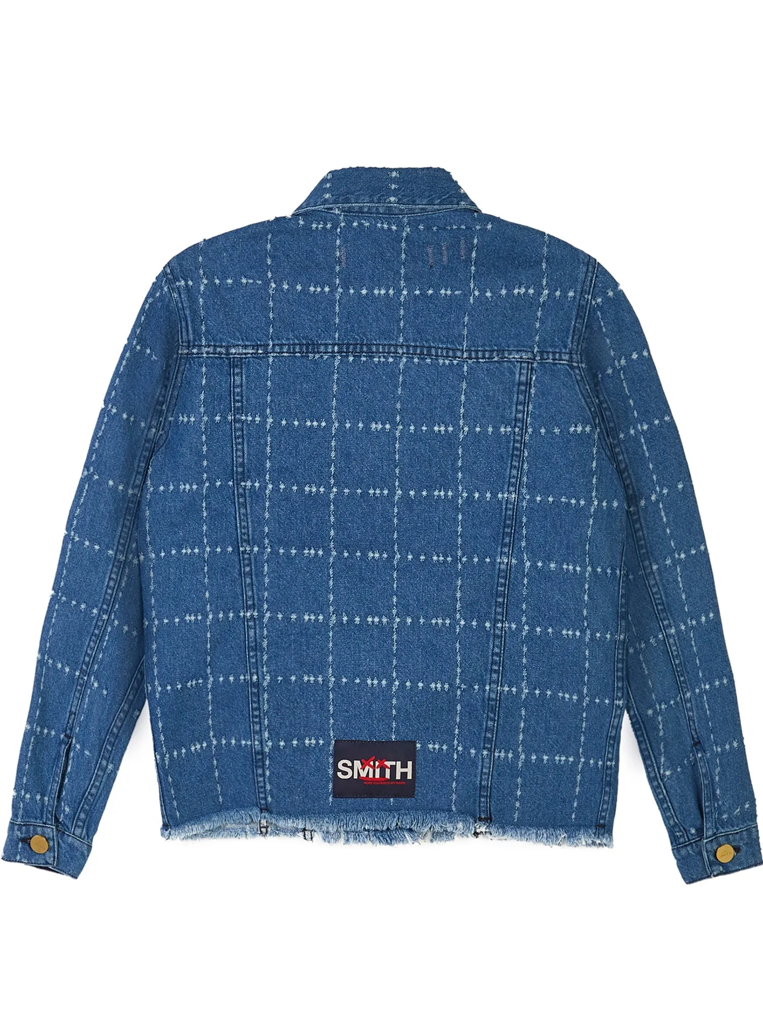 Tartan Denim Jacket