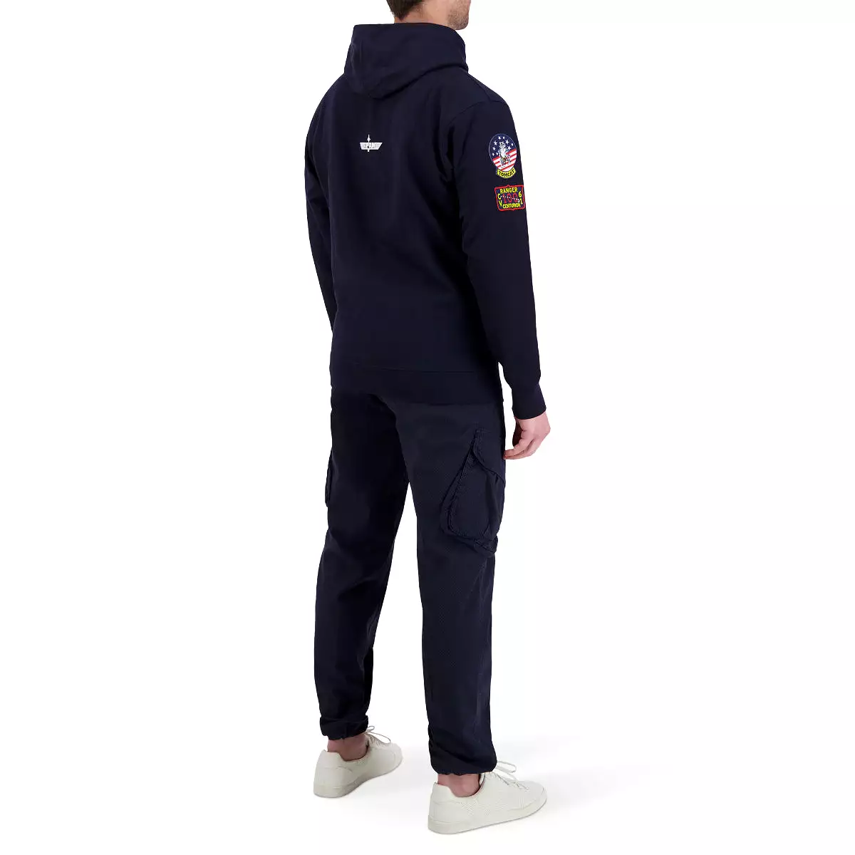 TOP GUN Unisex Logo Hoodie - NAVY