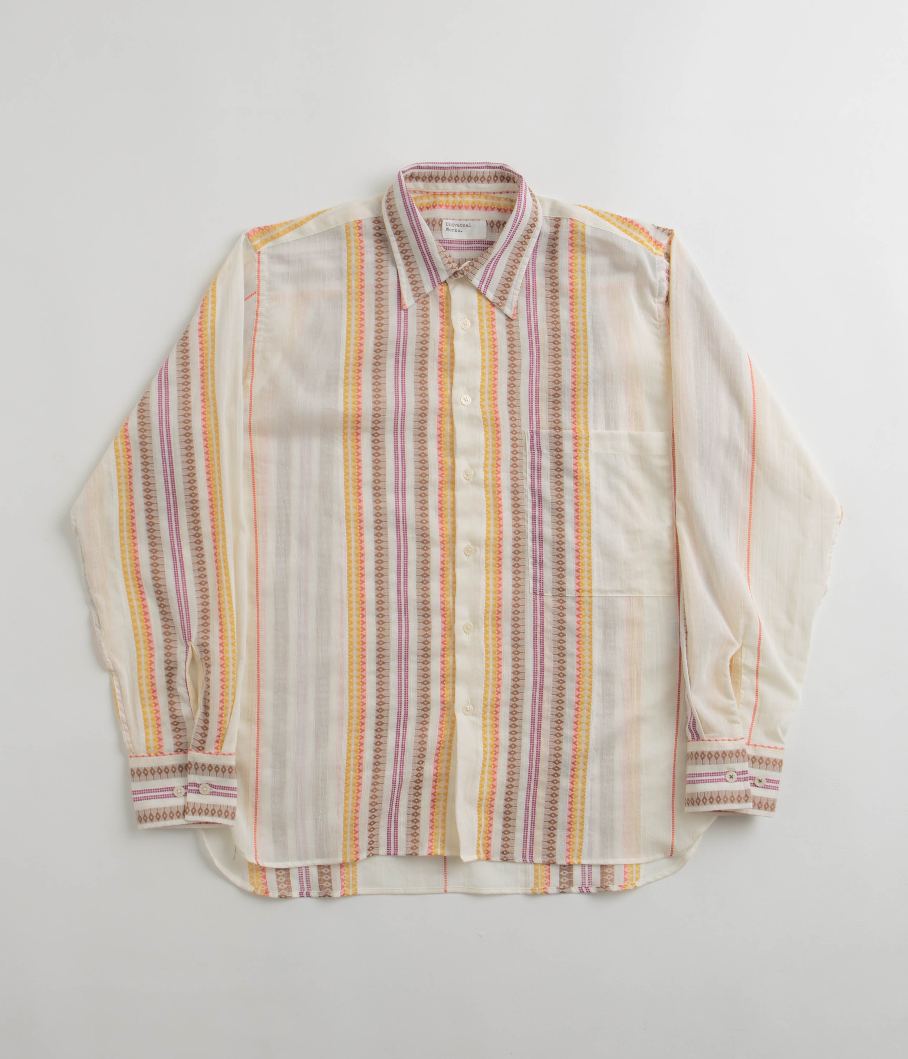 Universal Works Square Pocket Shirt - Ecru