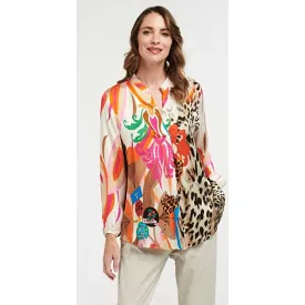 URBAN LUXURY FLORAL LEO SHIRT