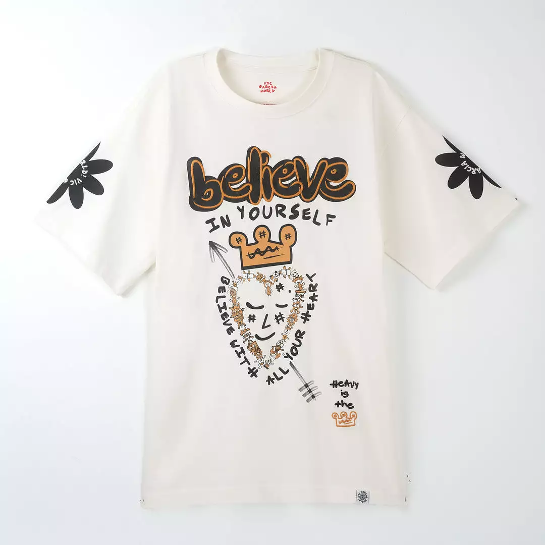 Vic Garcia - Believe In Yourself Tee - Cream