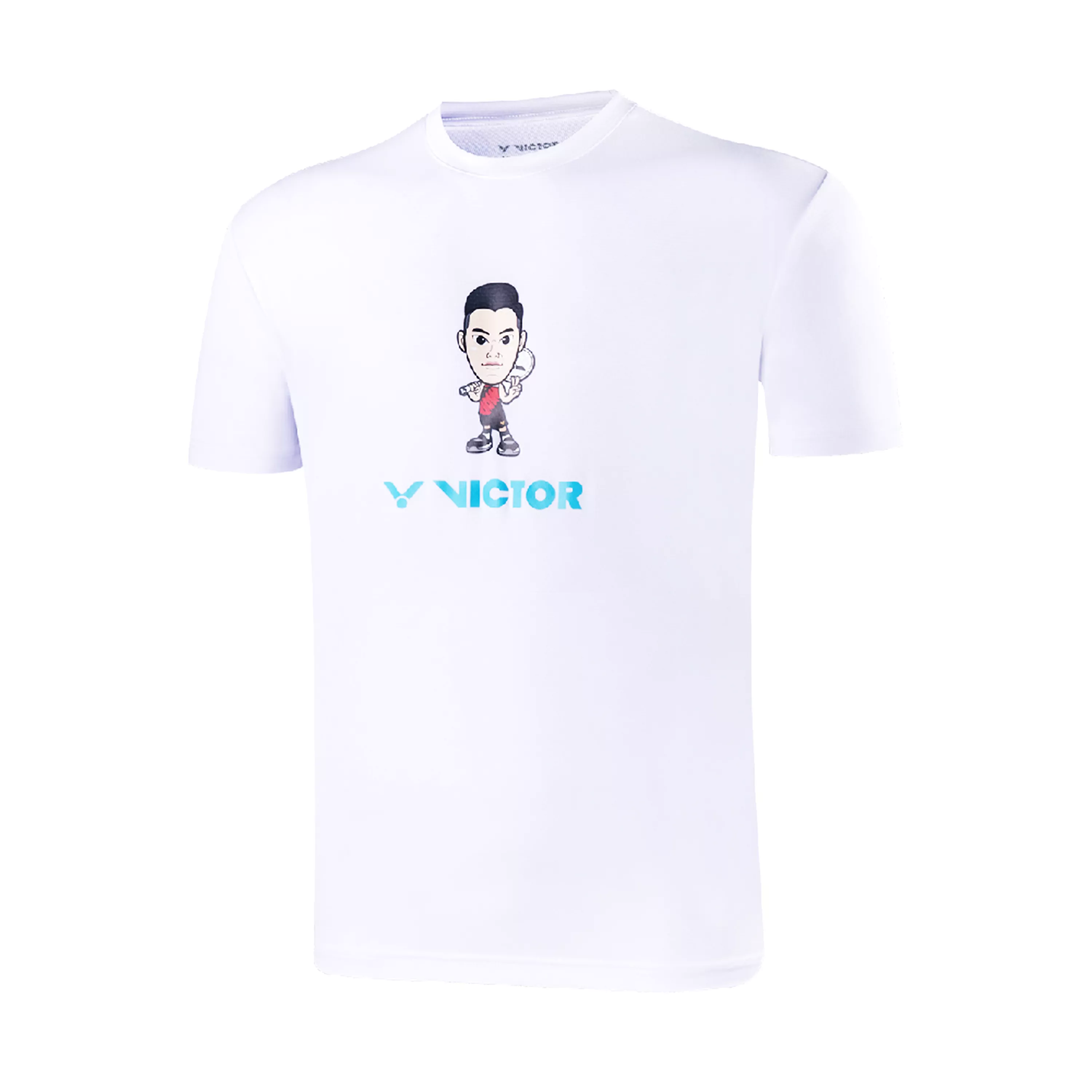 Victor X LZJ Cartoon Sports Shirt T20055A White UNISEX