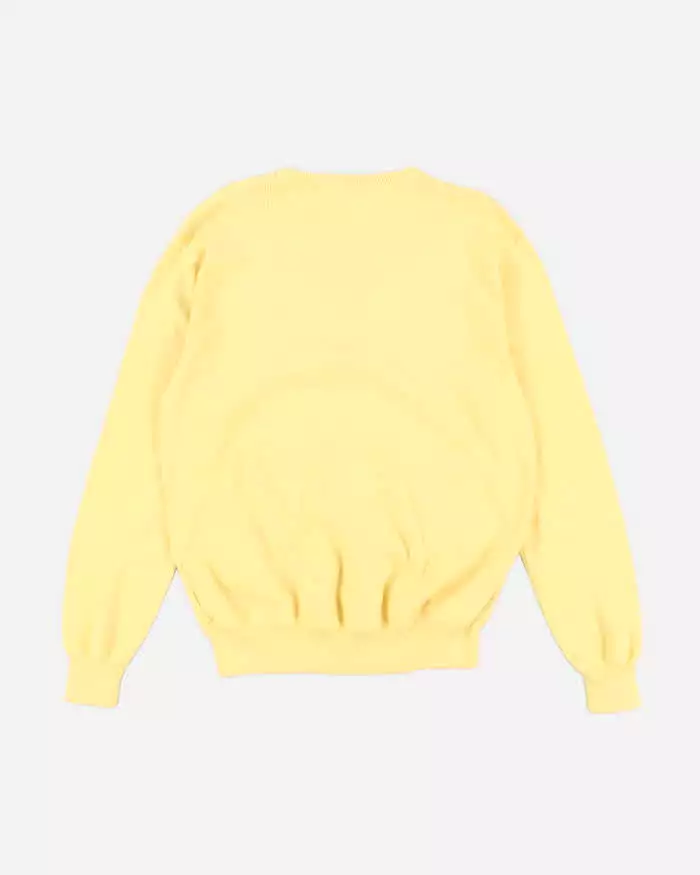 Vintage 90s Polo by Ralph Lauren Yellow Light Sweatshirt - M