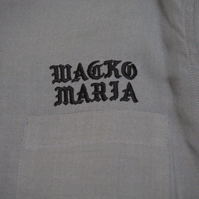 WACKO MARIA  |Street Style Long Sleeves Plain Oversized Logo Shirts