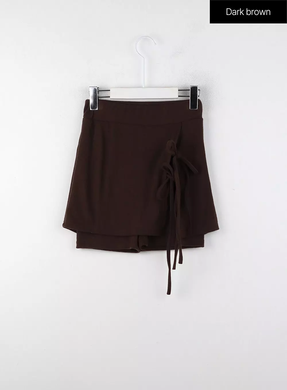 Wide Ribbon Wrapped Mini Skirt IJ402