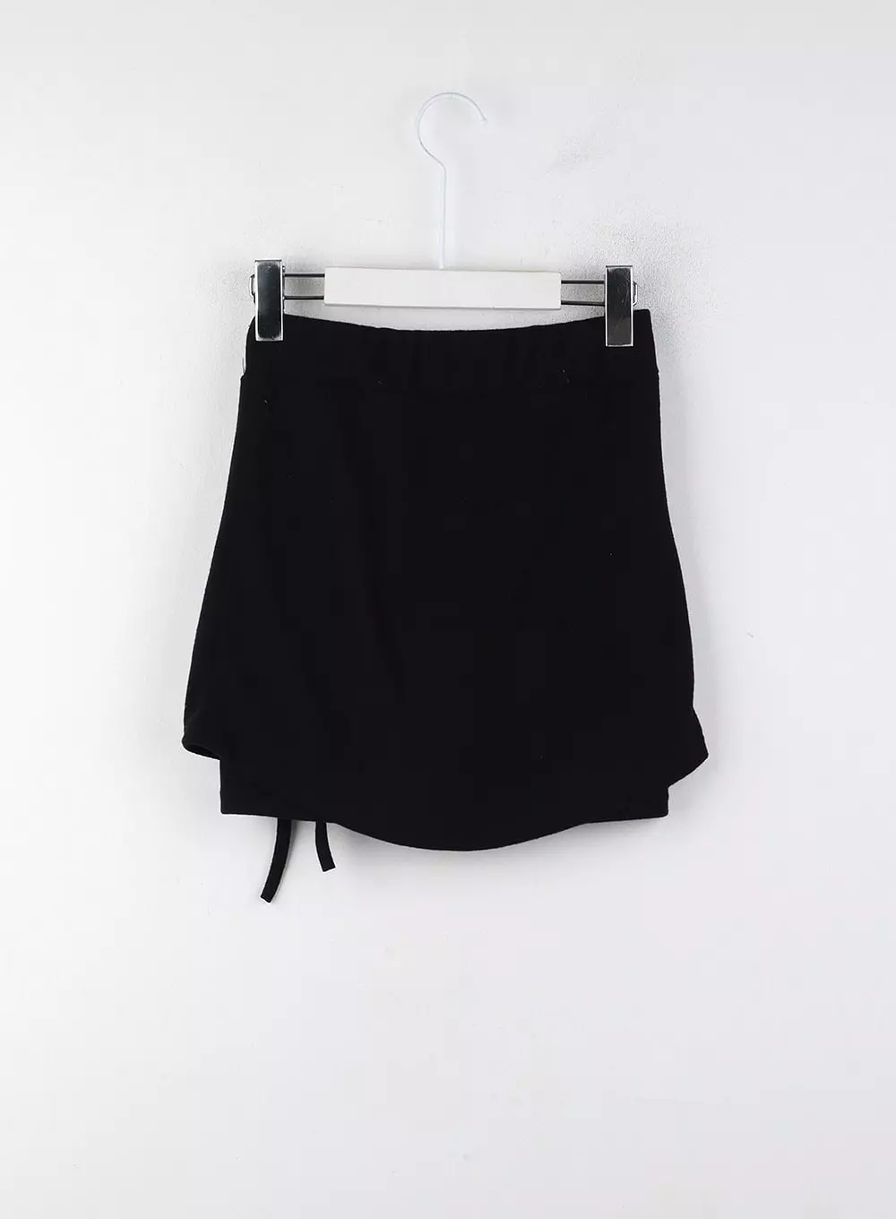 Wide Ribbon Wrapped Mini Skirt IJ402