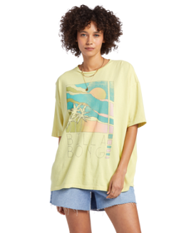 Women's Billabong Rainbow Skies Boyfriend T-Shirt