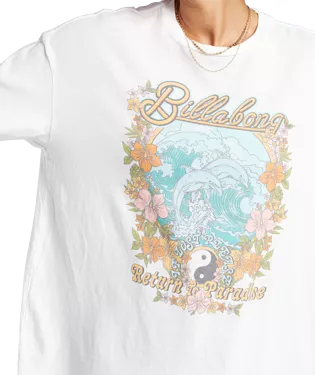 Women's Billabong Return To Paradise Boyfriend T-Shirt