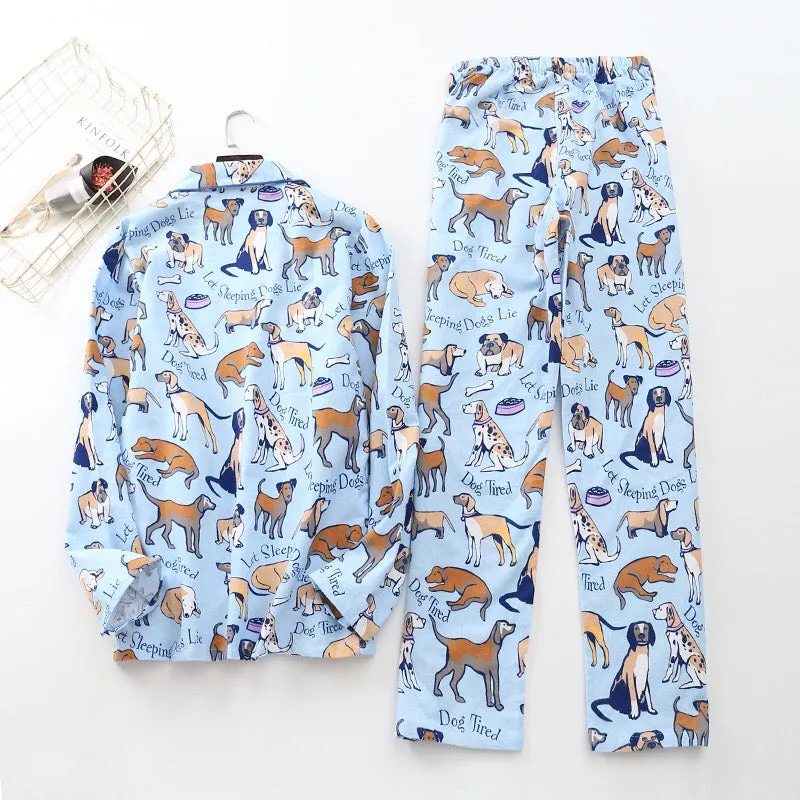 Xituodai Cute white bear 100% brushed cotton men pajama sets Autumn Casual fashion animal sleepwear men homewear sexy pijamas mu